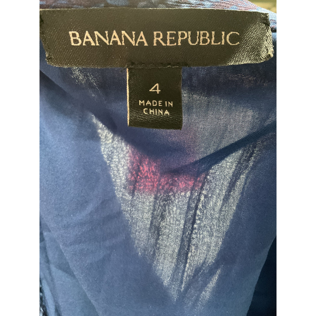 Banana Republic Blue Mini Skirt - Size 4