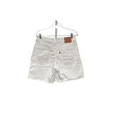 Levi's White Bermuda Shorts - Women's 8