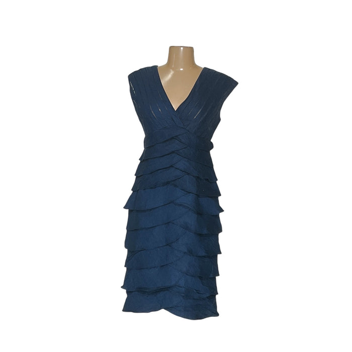 Adrianna Papell Blue Shift Dress - Size 8