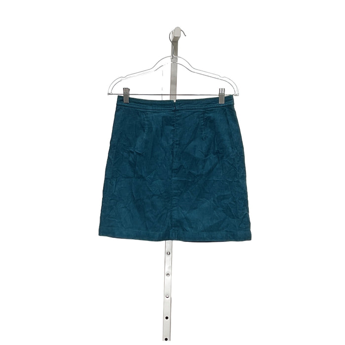 J. CREW Green Mini Skirt - Size 2