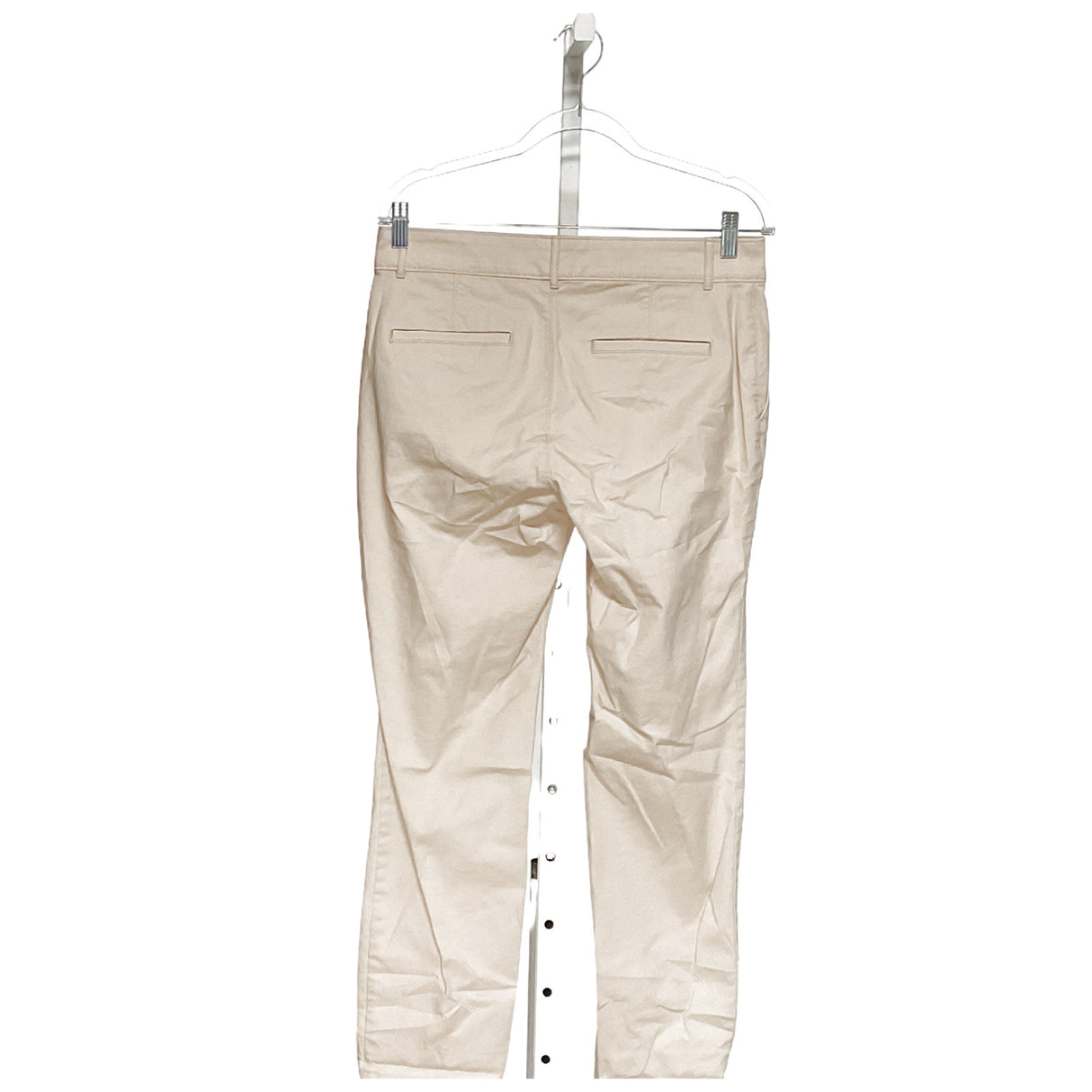 LOFT Beige Straight Cotton Pants