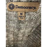 Democracy Gray Pullover Sweater - Size M