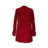 Zara Basic Red Overcoat Jacket for Women