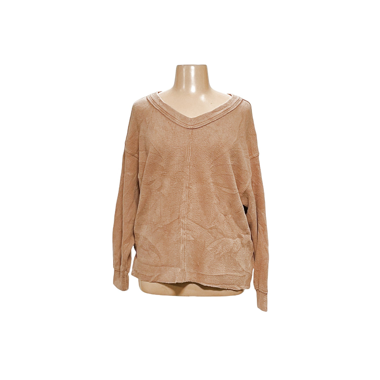 Aerie Brown Knit Pullover Sweater (Women's L)