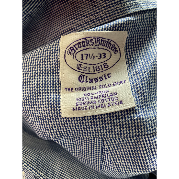 Brooks Brothers Blue Dress Shirt 17.5