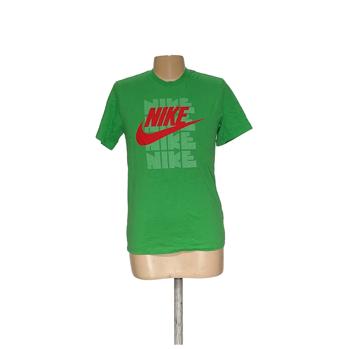 Nike Green Cotton Men's T-Shirt size M