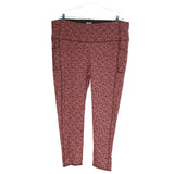 Chico's Pink Animal Print Activewear Leggings