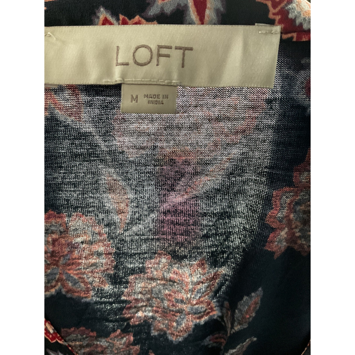 Multicolor LOFT Blouse in Size M