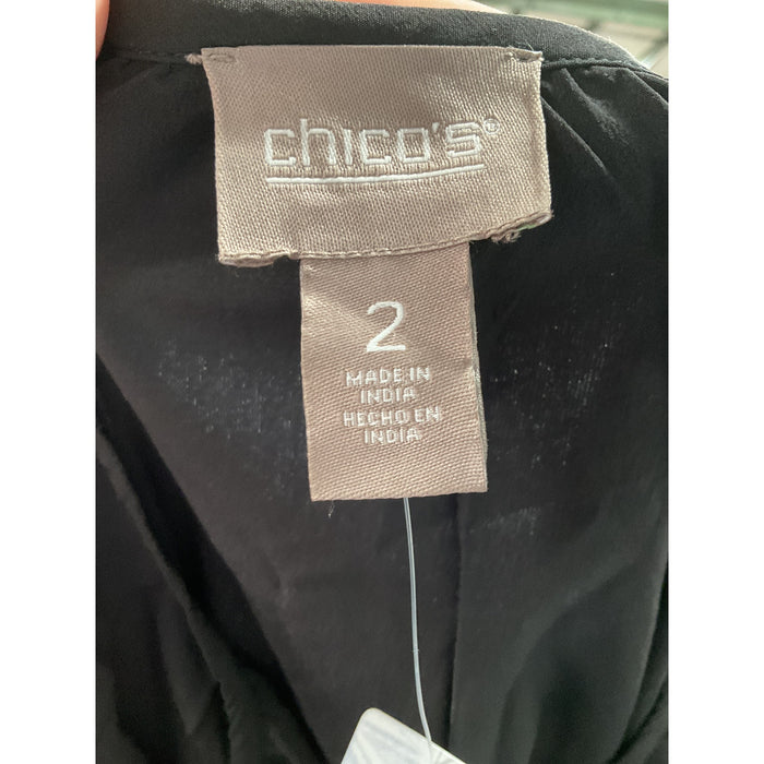 Chico's Black Plus Size Blouse