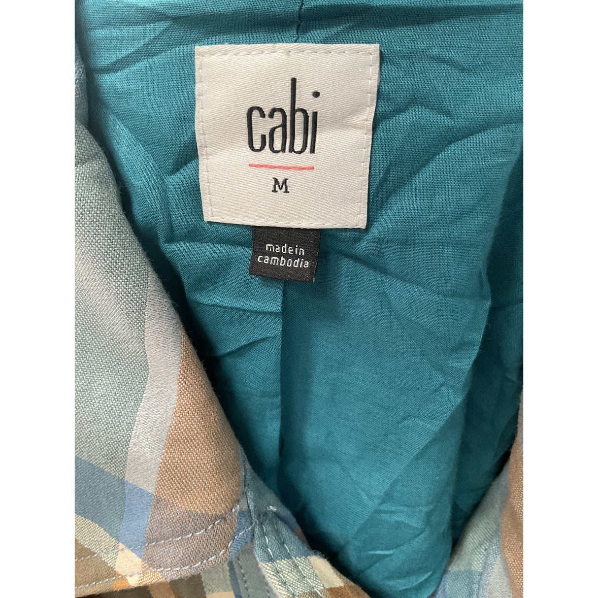 Cabi Multicolor Women's Trench Coat - Size M