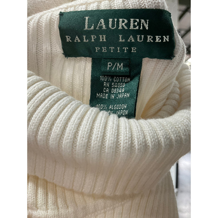 Lauren Ralph Lauren White Cotton Sweater