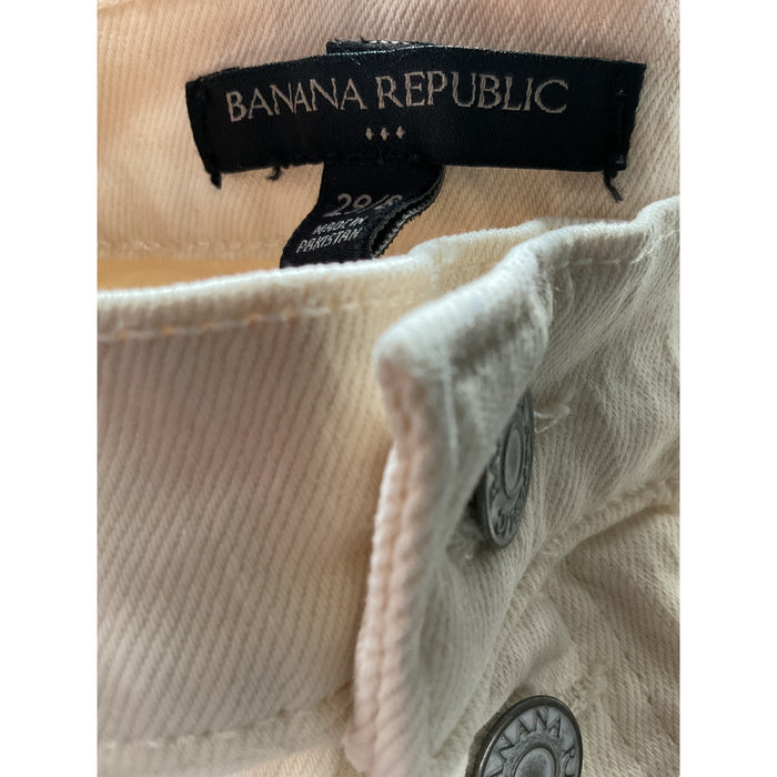 Banana Republic Beige Sailor Shorts - Size 29