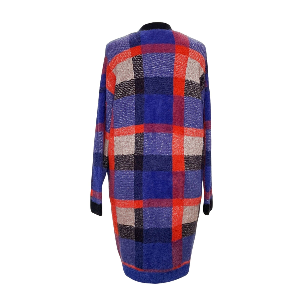 Ann Taylor Multicolor Plaid Cardigan XL