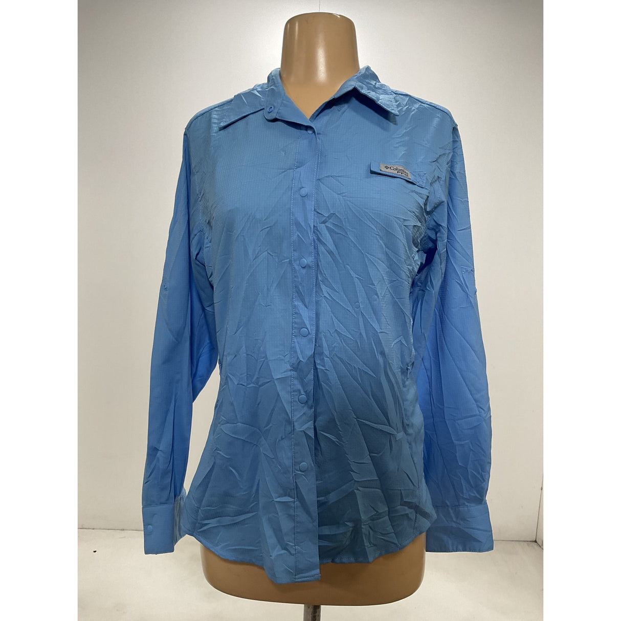 Columbia Blue Women's Button-Up Top