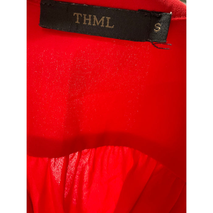 THML Women's Orange Blouse Size S