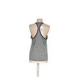 Adidas Women's Gray Chiffon Activewear Top (Size L)