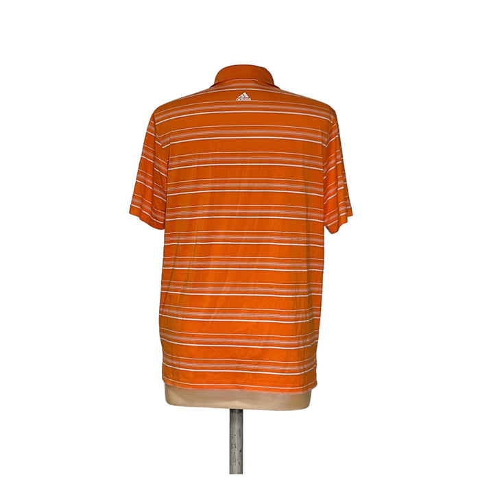 Adidas Men's Orange Polo Shirt