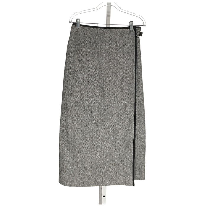 Talbots Gray Wool A-Line Skirt - Size 10