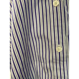 Lauren Ralph Lauren Purple Striped Button-Up Top