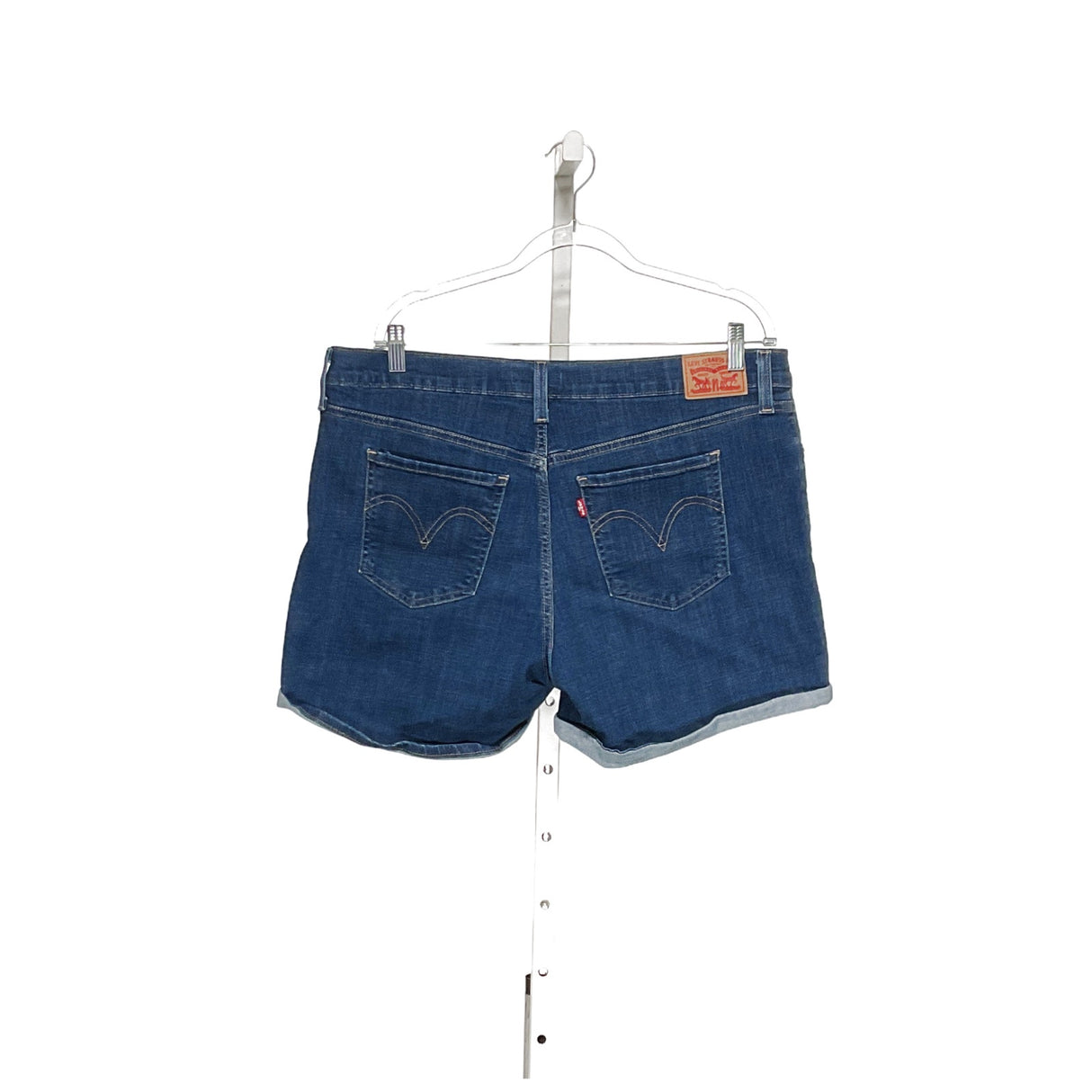 Levi's Blue Denim Sailor Shorts (Size 33)