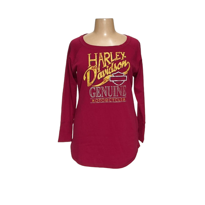 Harley Davidson Women's Red Hoodie