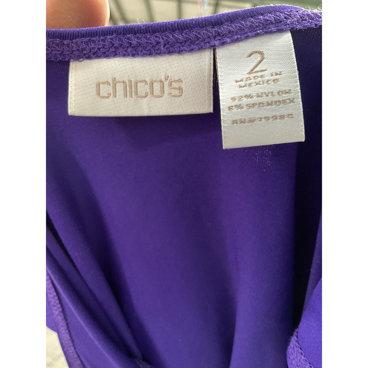 Chico's Purple Tank - Size 2 Plus