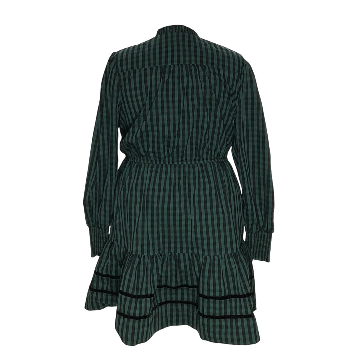 Draper James Green Cotton Blouson Dress