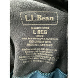 L.L. Bean Blue Henley Sweatshirt