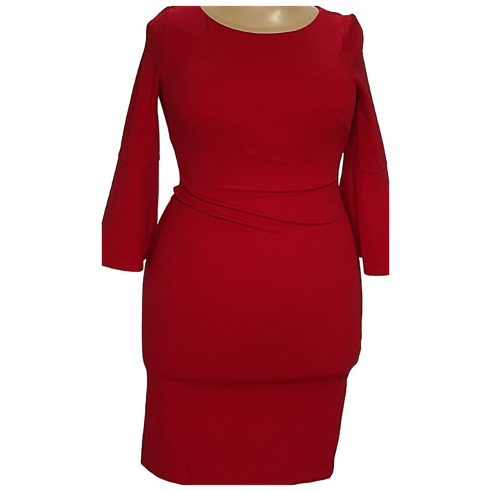 Red A-Line Dress by Jessica Howard - Size 10