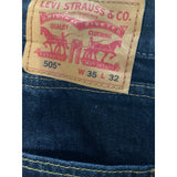 Levi's Blue Men's Straight Jeans - 35/33