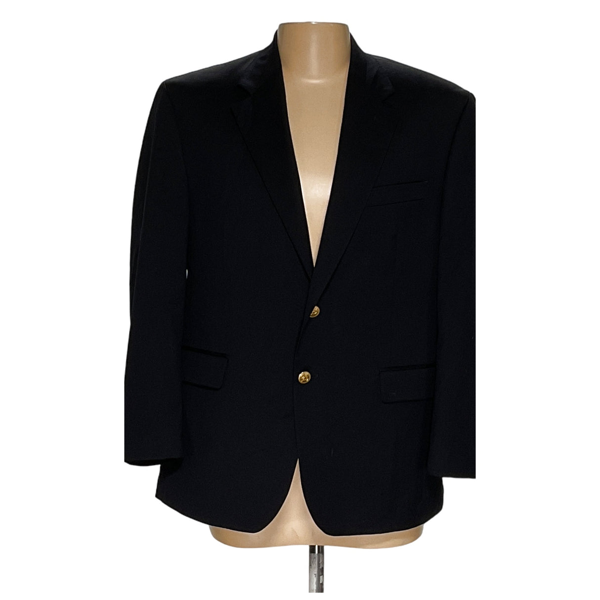 RALPH LAUREN Black Wool Blazer - Men's Size 44