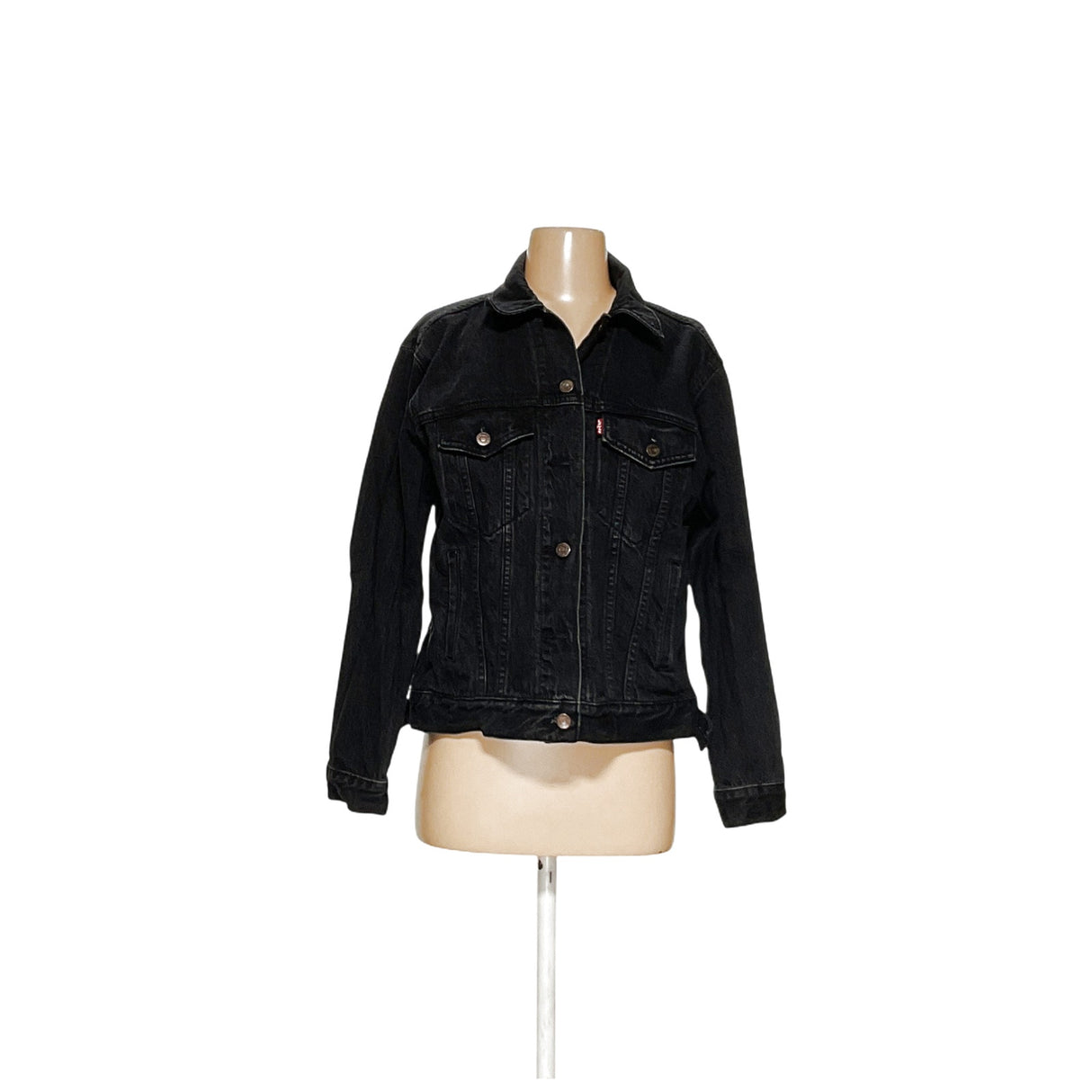 Levi's Black Denim Jacket, Size S