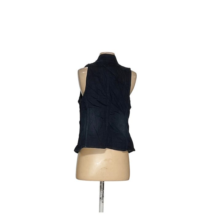 Banana Republic Blue Cotton Vest - Size 14