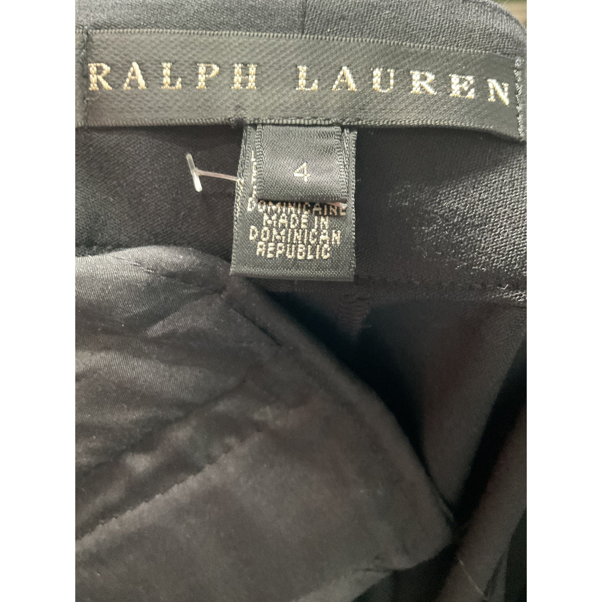 Ralph Lauren black wool dress pants size 4