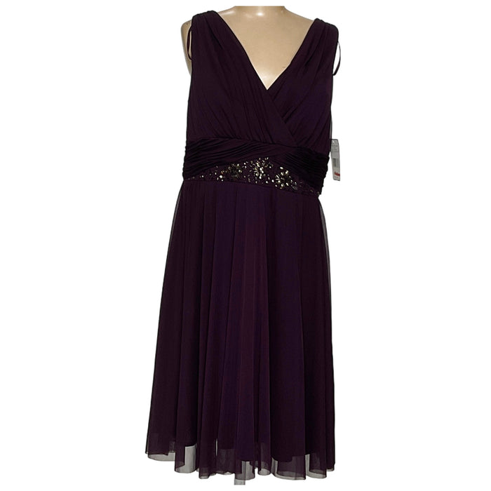 Jessica Howard Maxi Dress - Purple, Size 14