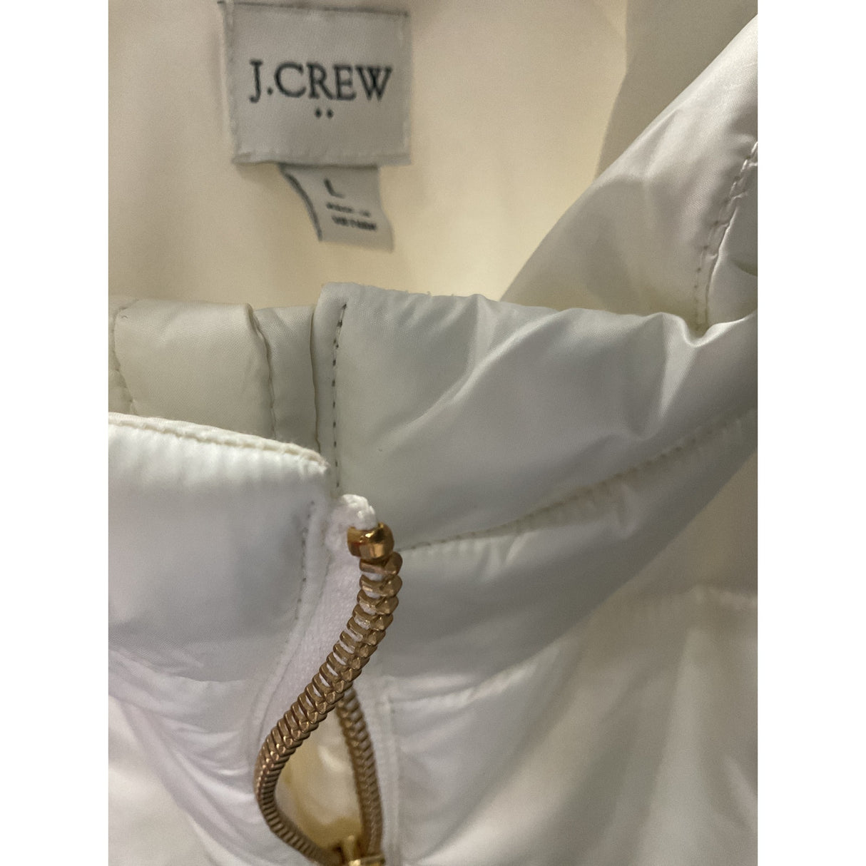 J. Crew White Corduroy Vest - Women's L