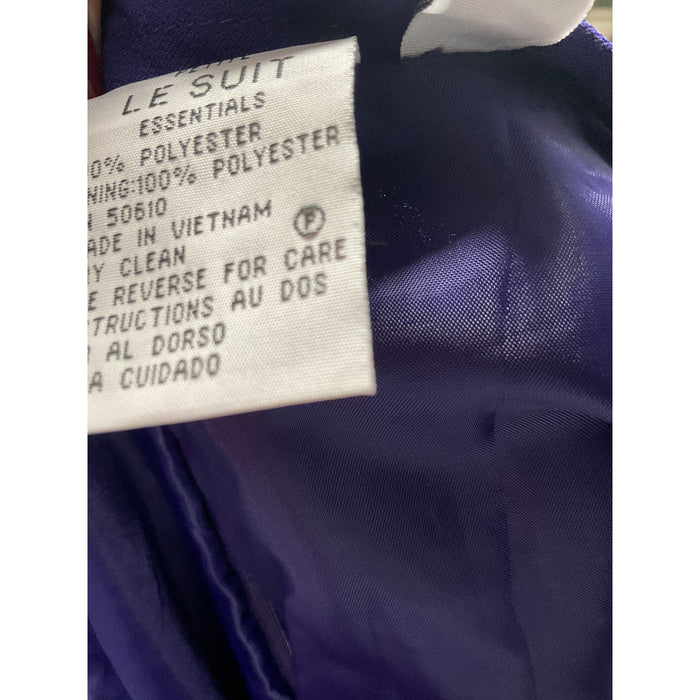 Le Suit Purple Mini Skirt - Size 12P