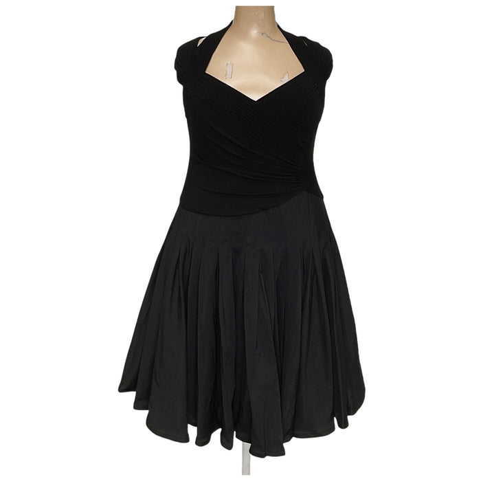 Adrianna Papell Black A-Line Dress