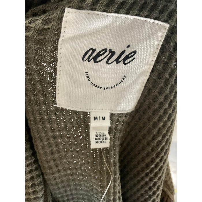 Aerie Green Cardigan - Women's Sweater