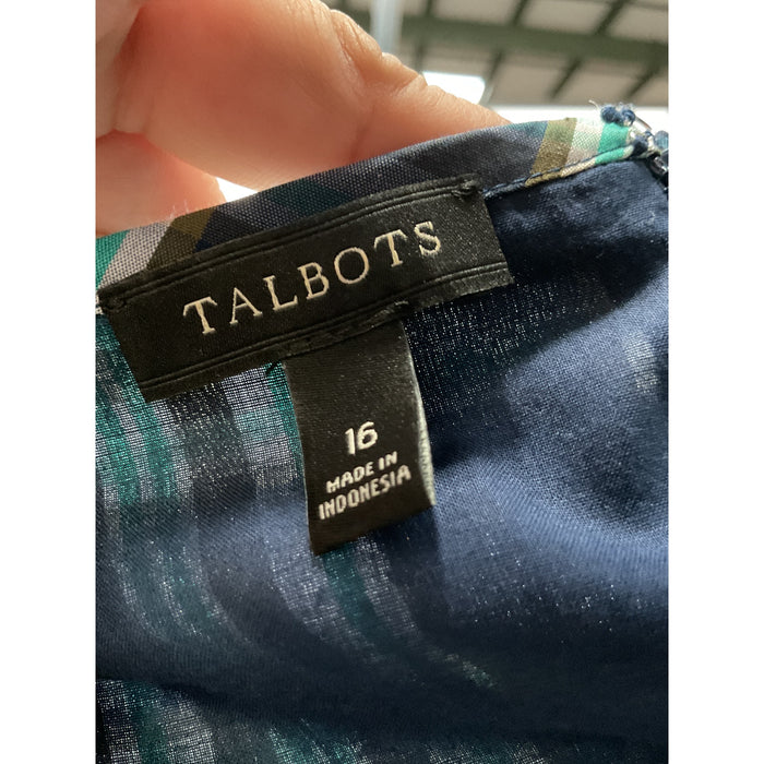 Talbots Long Shift Dress - Size 16