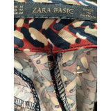 ZARA Multicolor Ankle Pants - Size M