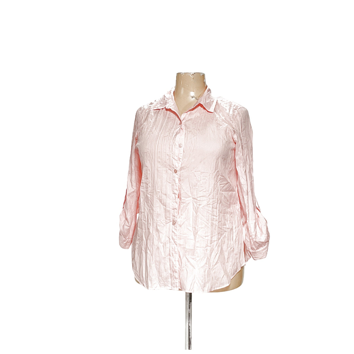 Chico's Pink Button-Up Top Size 2