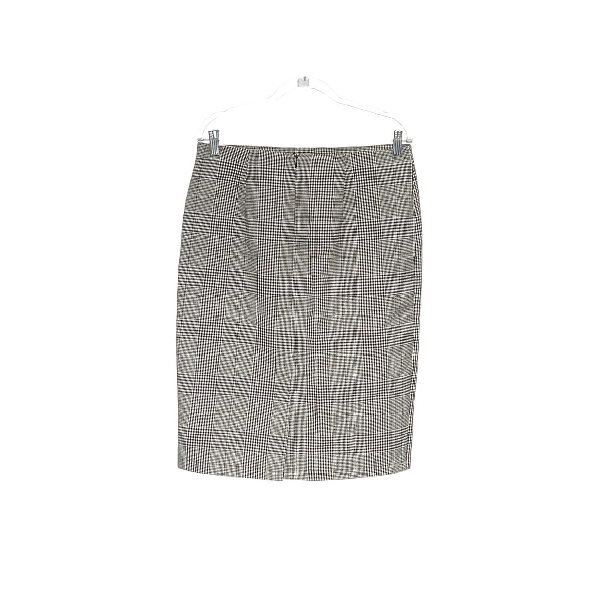 Tahari Black Plaid A-Line Skirt - Size 10