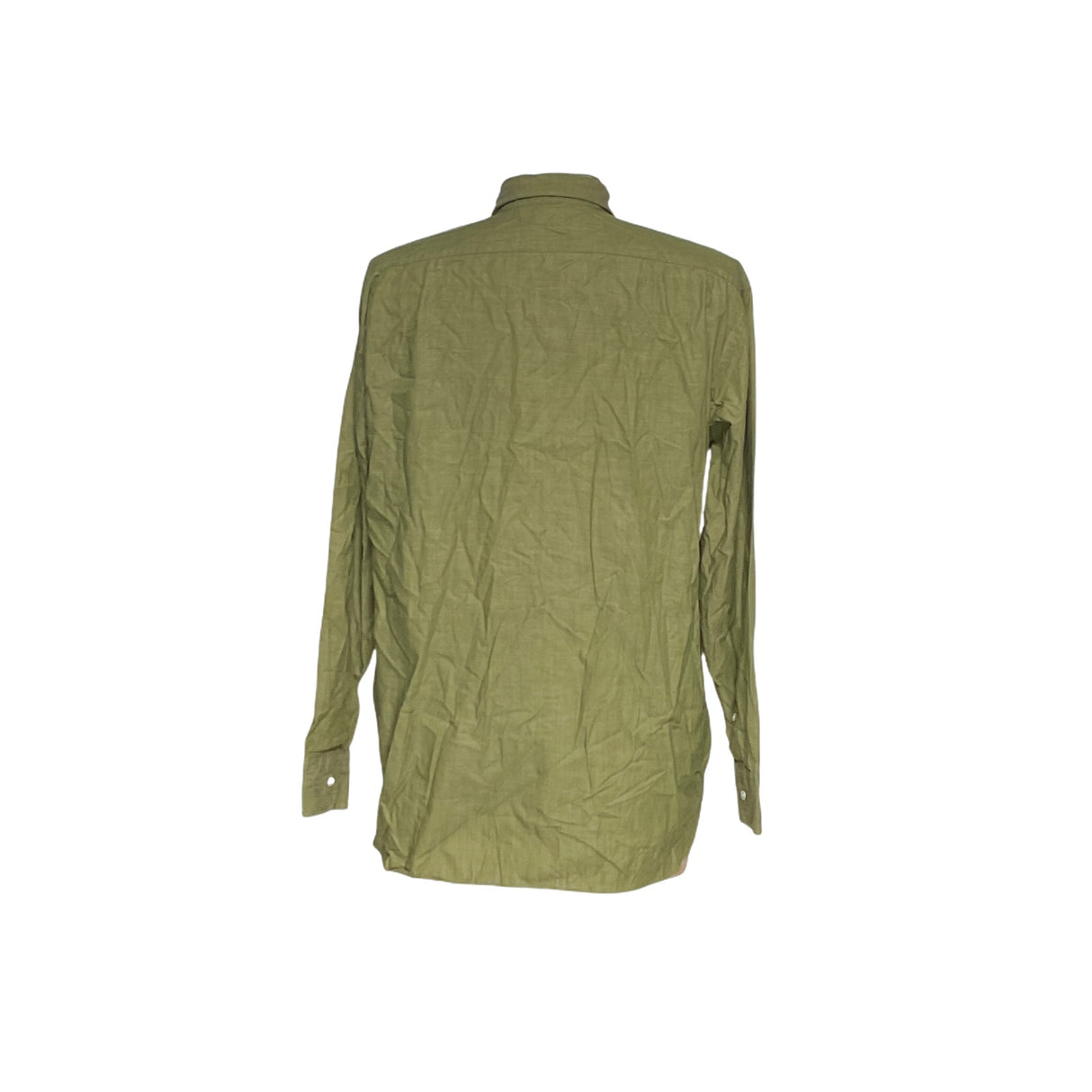 J. Crew Green Men's Button-Up Shirt