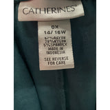 Catherines Green Leggings - 0X Ankle Regular