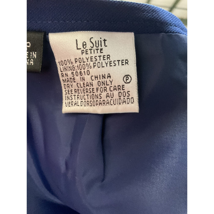 Le Suit Blue Mini Skirt - Size 10P