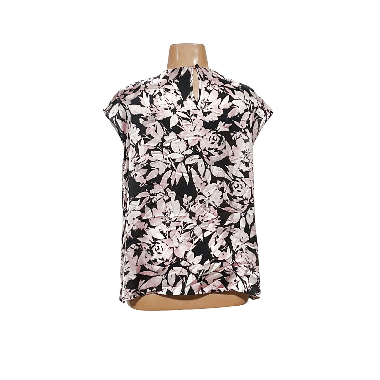 Kasper Pink Floral Blouse, Size 2X