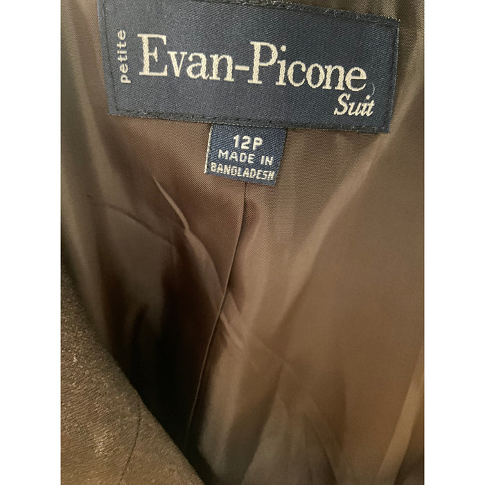 EVAN PICONE Brown Blazer - Size 12P