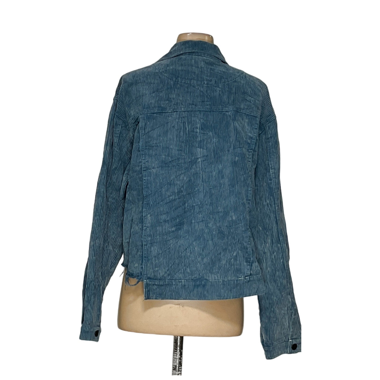 Pol Blue Cotton Womens Jacket