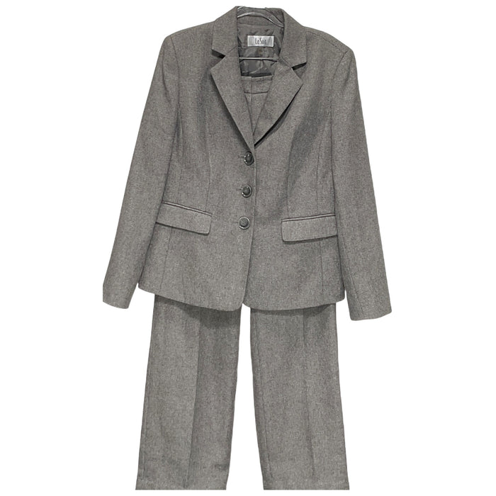 Le Suit Women's Gray Outfit Set Size 10